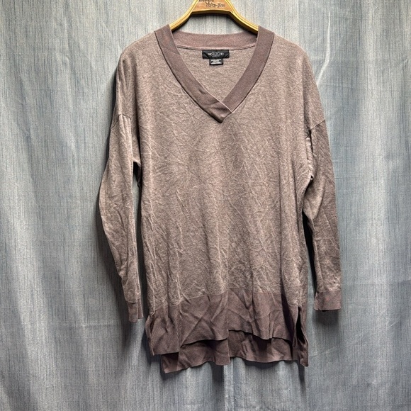 Micheal studio tan sweater size 1X - Picture 4 of 9